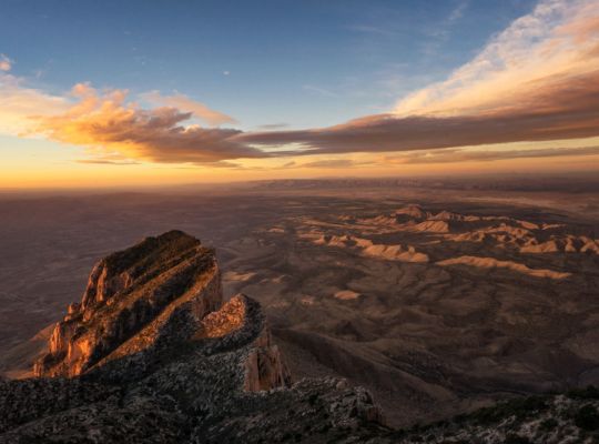 Guadalupe Peak Sunrise Guadalupe Peak guadalupe mountains national park sunrise morning