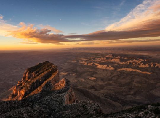 Guadalupe Peak Sunrise Guadalupe Peak guadalupe mountains national park sunrise morning